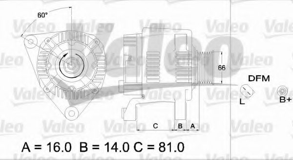VALEO 437178 Alternator